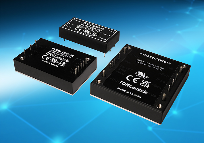 foto noticia Convertidores DC-DC quarter-brick de 30 a 75 W para aplicaciones industriales y ferroviarias.